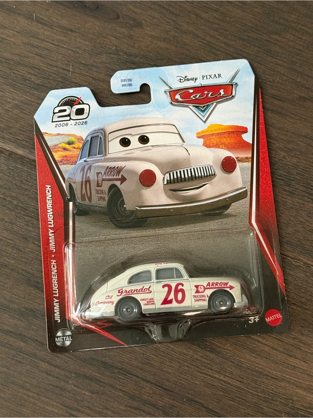 Mattel Cars 3 Jimmy Lugwrench Racer Die-Cast 20th Anniversary